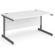 Harlow Straight Office Desk with Single Cantilever Leg